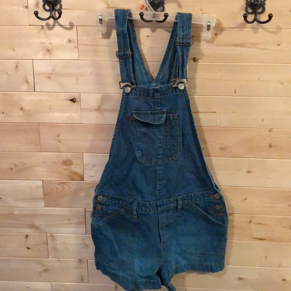 Vintage Unionbay Jean Overall Shorts Size M